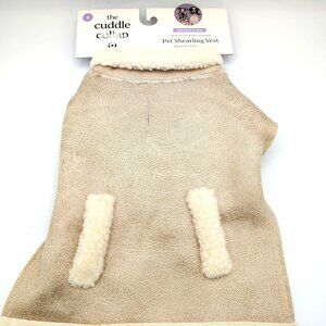 The Cuddle Collab Pet Shearling Vest Small Dog Up To 20lbSize Small up to 20 lbs